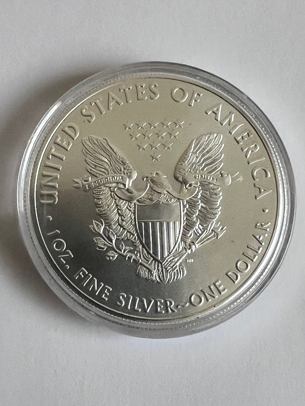 WALKING LIBERTY 2020 American Fine Silver Dollar-In Capsule. Uncirculated - Picture 3 of 7